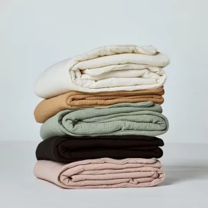 COUVERTURE DOUBLE GAZE BEBEL