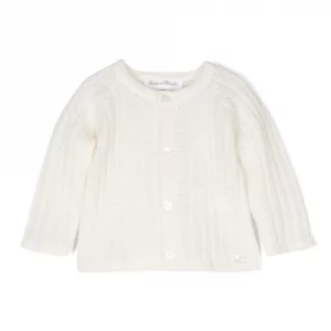 CARDIGAN BLANC TARTINE ET CHOCOLAT