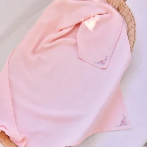 PLAID ROSE COTON FLEURIS